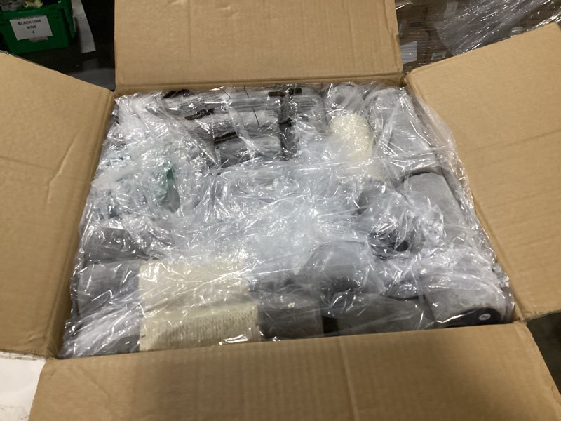 Condition photo showing New/Like New for Globlazer Corner Cat Tree for Large Cats, 66inch Tall Curved Series Large Cat Tower for Multiple Indoor Cats with 6 Scratching Posts, 2 Spacious Cat Condos, Hammock, Hanging Basket, C66, Light Grey 66inch Light Gray