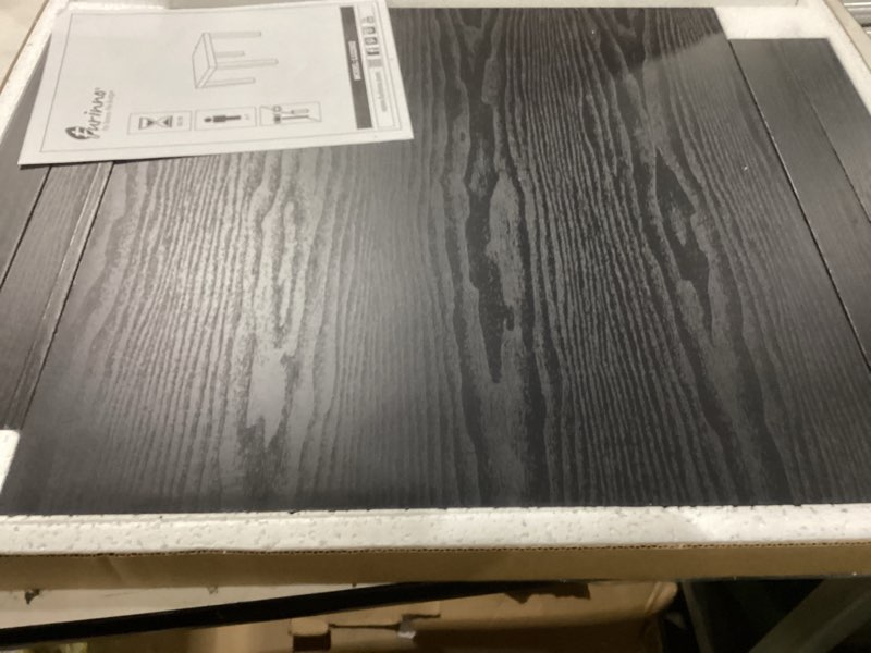 Condition photo showing New/Like New for Furinno Classic Homey Square Parsons Side End Table, 1-Pack, Black Black Single