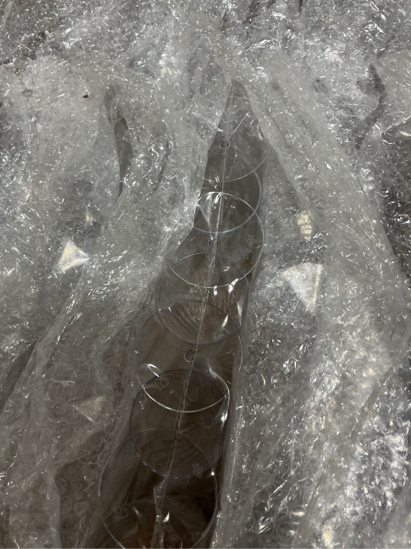 Condition photo showing Good Condition for Clear Plastic Champagne Flutes, 96 PCS Disposable Reusable Cocktail Cups for Home Daily Life Party Birthday Wedding Toasting Drinking Champagne (6 oz) 96 Pack-Clear