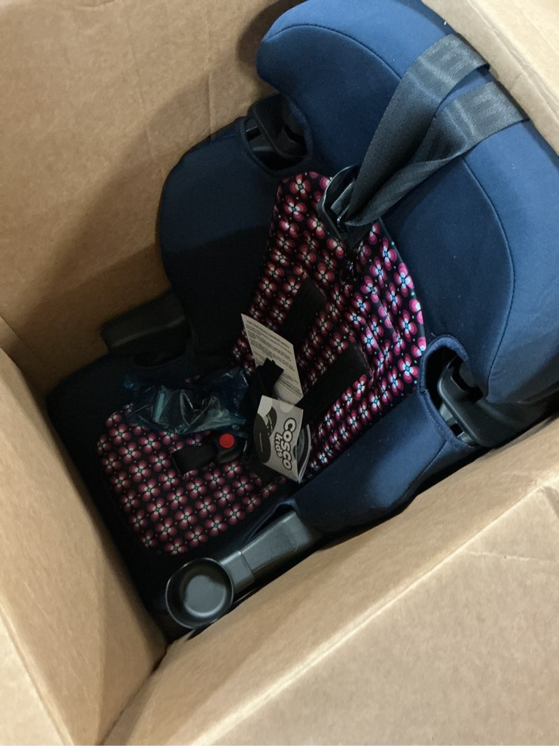Condition photo showing Good Condition for cosco kids finale 2-in-1 booster car seat, peony tiles, toddler, unisex
