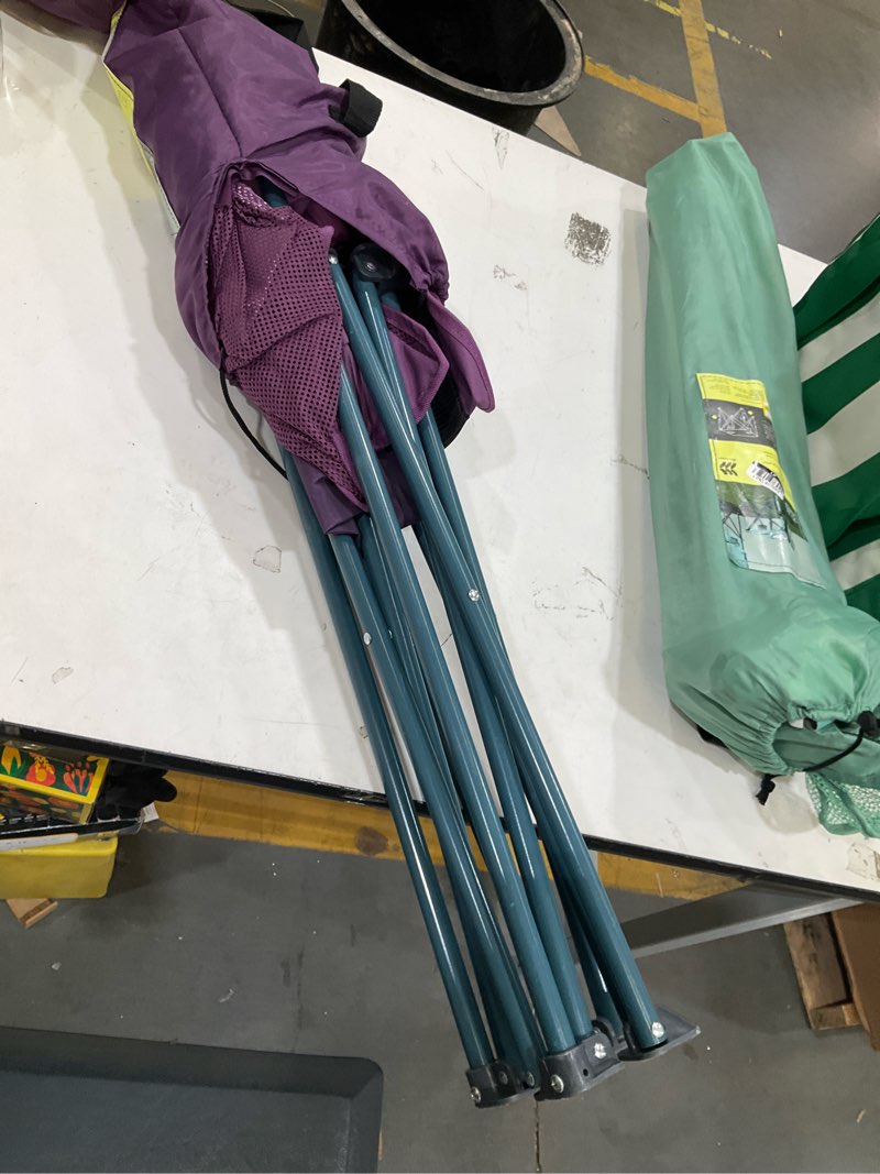 Condition photo showing Good Condition for folding club outdoor portable camping chair purple - all in motion™