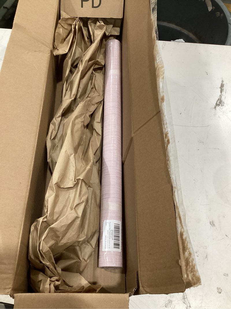 Condition photo showing Good Condition for pink grasscloth peel and stick wallpaper a set of 23.6" x 120" self-adhesive texture contact paper faux grasscloth removable wallpaper for cabinets counter top shelf liners 23.6" x 120" pink