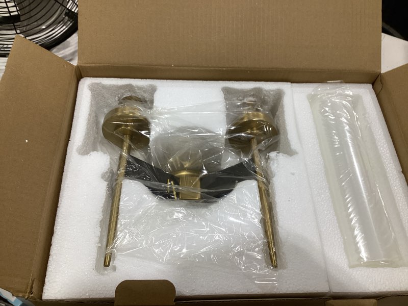 Condition photo showing Good Condition for phansthy antique brass wall sconce bathroom vanity light wall lighting with 2.8" cyclinder white glass shade, modern sconces wall decor light fixtures for bathroom mirror living room hallway bedroom two-light + white shade
