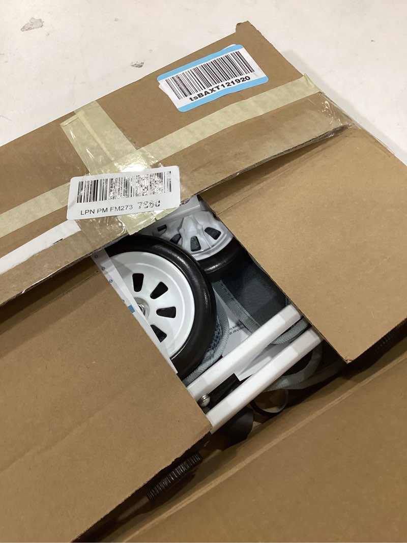 Condition photo showing New/Like New for Adjustable Dog Wheelchair for Back Legs Mobility Support Lightweight Pet Wheelchair for Disabled Hind Legs Walking Stable Dog Cart for Pets, Pink (Small) White XS for 11-17.6lb