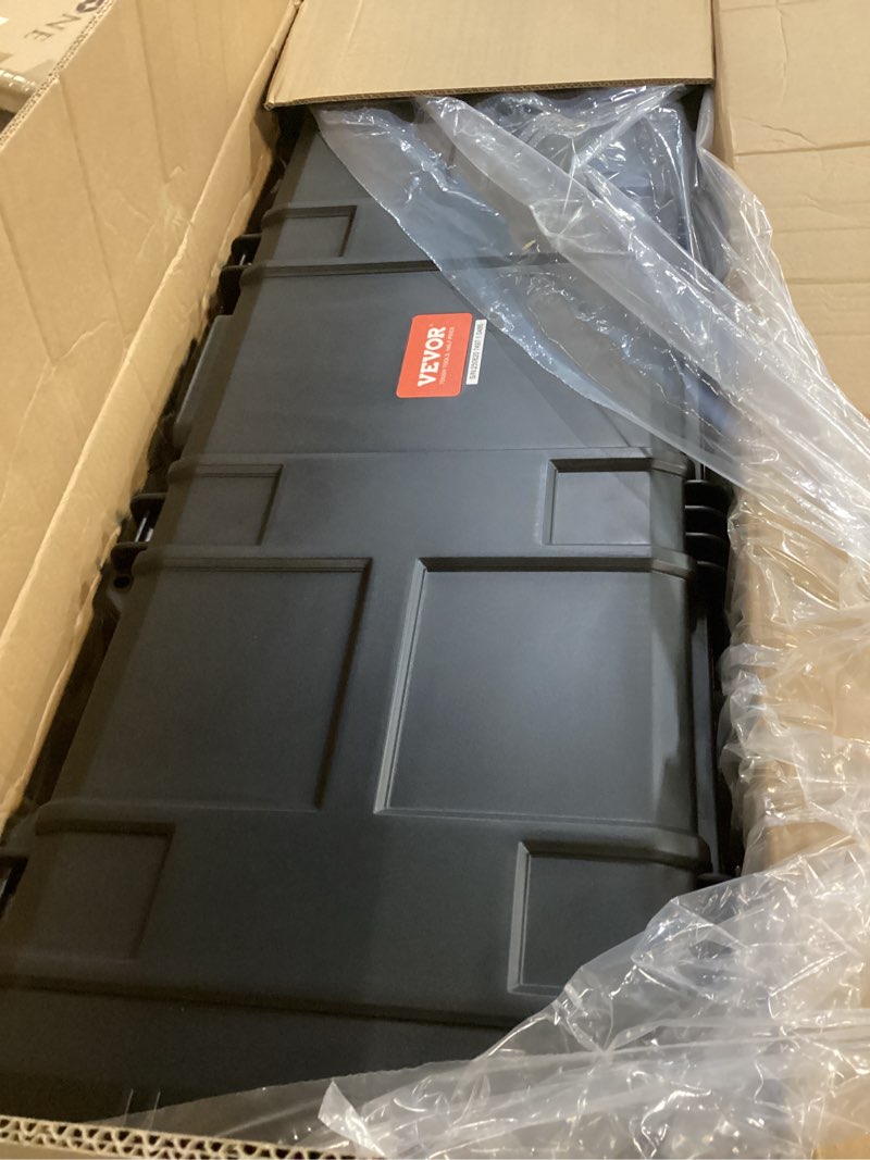 Condition photo showing Good Condition for vevor rifle case, rifle hard case with 4 layers fully-protective foams, lockable hard gun case with wheels, ip67 waterproof & crushproof, for rifles or shotguns 42 inch black