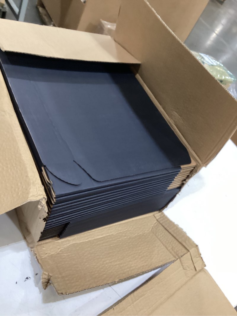 Condition photo showing New/Like New for 24 pack 13x10x2 inches black shipping boxes?3 layers corrugated cardboard box, mailer boxes for packaging mailing gifts digest book giving productswrap boxes with lids (13''x10''x2'')