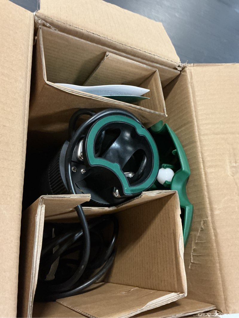 Condition photo showing Good Condition for pumpman automatic submersible pool cover pump 110 v 1/4 hp 2800 gph with 2/5” check valve adapter for all swimming pools spas hot tubs rooftops water beds with 10ft power cord