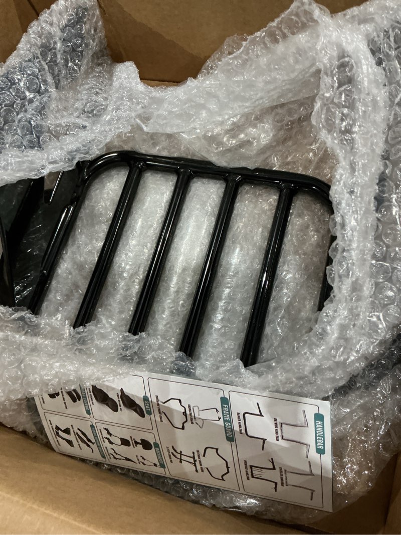 Condition photo showing Good Condition for mokitdora detachable two-up luggage rack rear mounting rack compatible with harley touring road king road glide street glide electra glide 2009-up, black