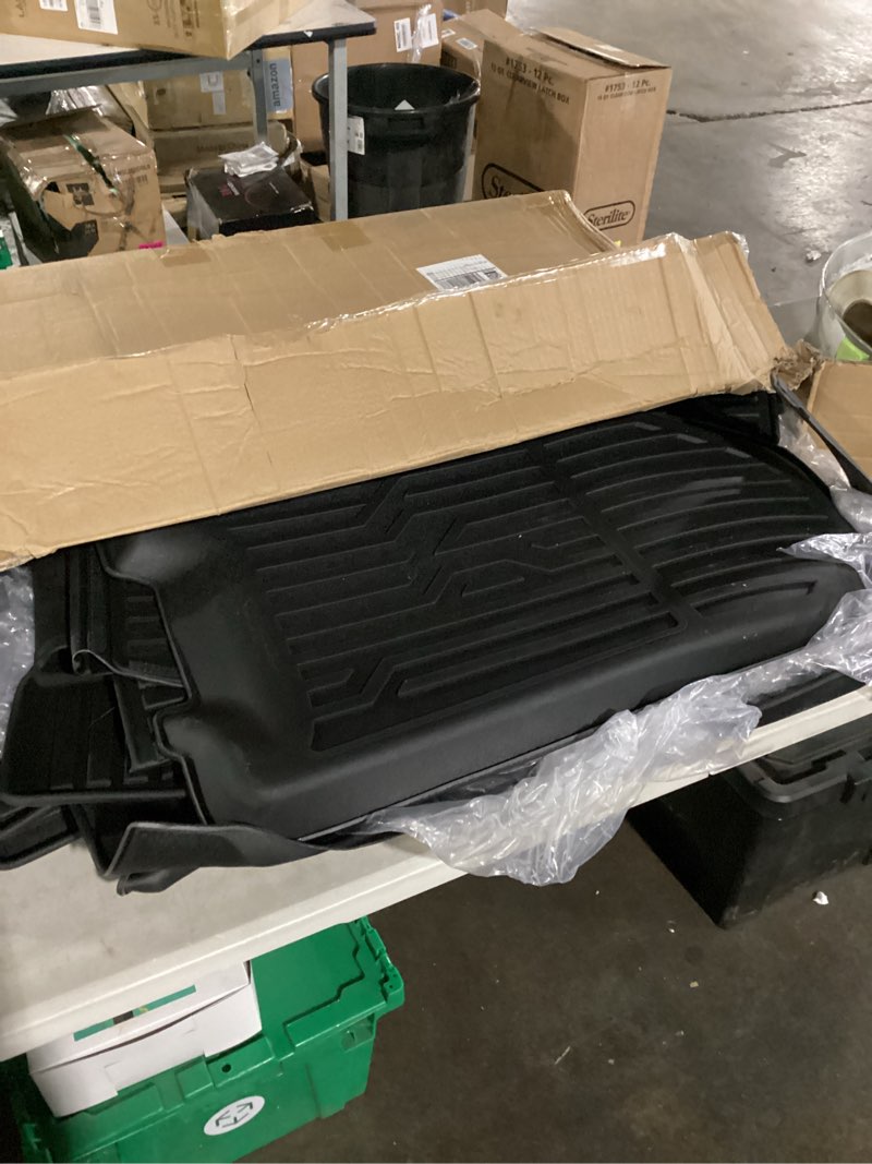 Condition photo showing Good Condition for tongama-floor mats for toyota sienna 2013-2020 7 seats, all weather tpe passenger's mat & 2nd/3rd row mat & trunk mat & backrest mat (excluding the driver's floor mat) for sienna accessories