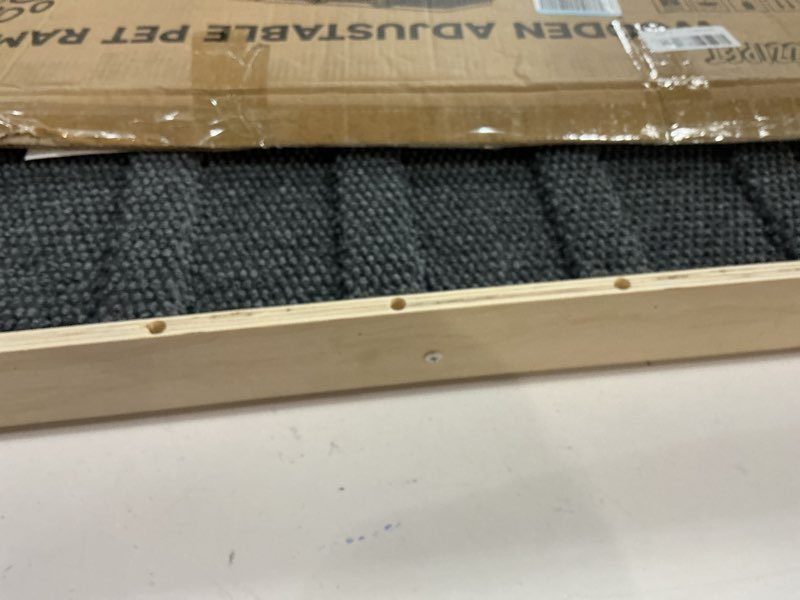 Condition photo showing Good Condition for Small Dog Ramp for Bed Couch, Pet Ramp for Small Old Dogs Cats with 5 Adjustable Heights from 7.09" to 12.60", Portable Non-Slip Dog Ramp for High Bed, Couch, Hold up to 100 LBS 31.50 Inch