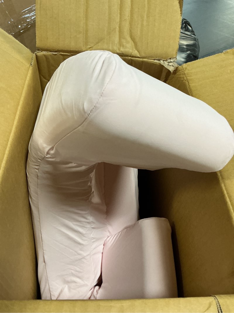 Condition photo showing As Is for Side Sleeper Pillows for Adults, Ergonomic Support Memory Foam Pillow with Arm Hole for Cervical, Neck, Shoulder and Rotator Cuff Pain Relief, Ideal for Side Sleepers, Pink
