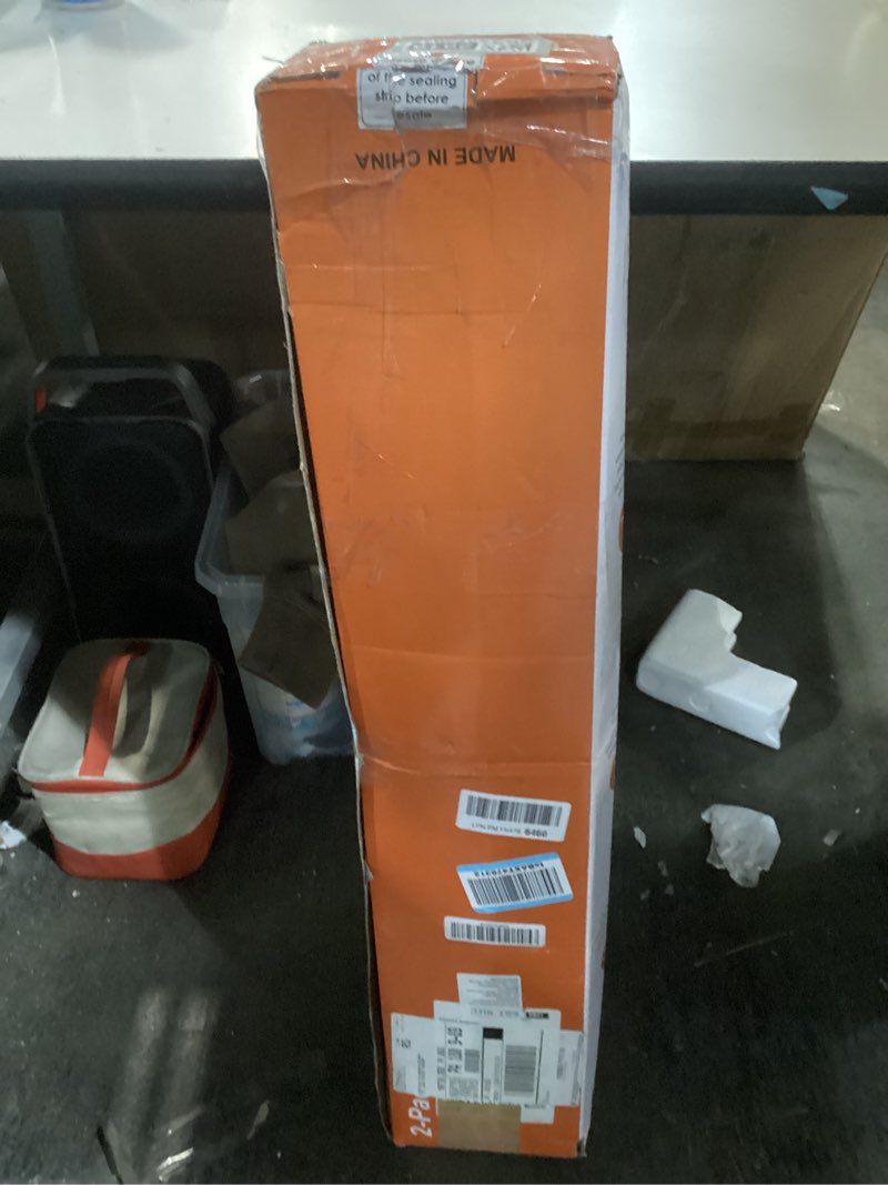 Condition photo showing As Is for DEAR LOV 2 Pack Retractable Baby Gate,Mesh Baby Gate or Mesh Dog Gate,33" Tall,Extends up to 55" Wide,Child Safety Gate for Doorways, Stairs, Hallways?Black,33"x55" 33x55 Inch (2 Pack) Black