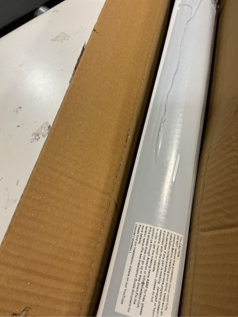 Condition photo showing Good Condition for shadesu cordless zebra blinds for windows, 20" w x 72" h, white, dual layer free-stop zebra shades, light control for day and night, sheer blinds for indoor windows, bedroom, kitchen 01- white ( cordless ) 20"w x 72"h