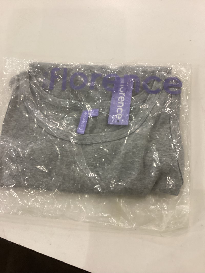 Condition photo showing New/Like New for Florence by Mills Womens Ribbed Racerback Tank Large Heather Grey