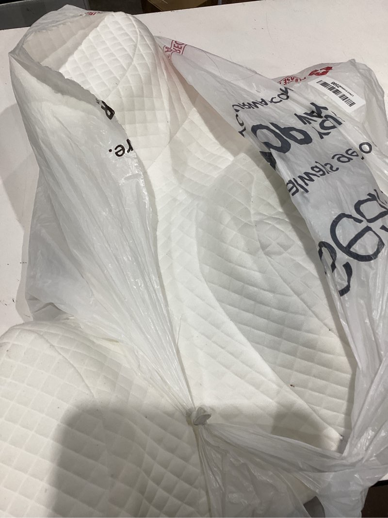 Condition photo showing Good Condition for side sleeper pillow with arm hole, shoulder relief system, newly upgrade arm pillow for neck and shoulder pain, premium memory foam, suitable for side, back and stomach sleepers - white