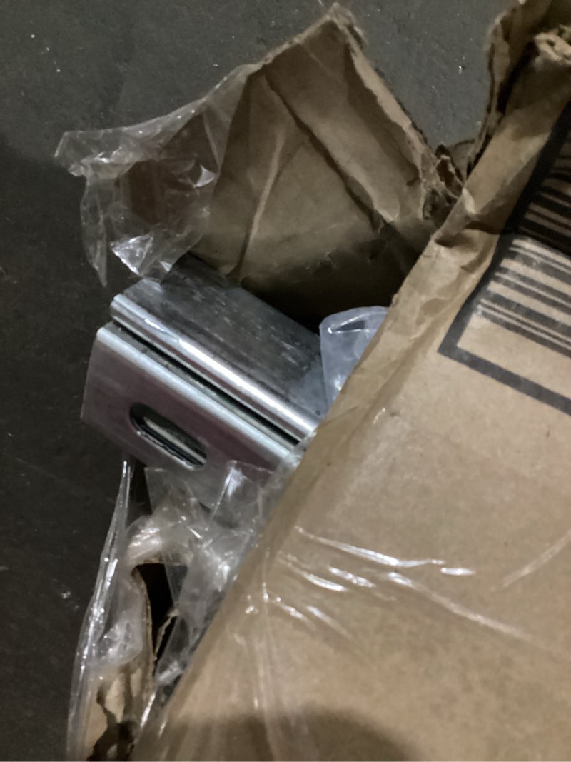 Condition photo showing Good Condition for sktrex 5 feet length strut channel trolley track,1-5/8" high and wide 12 gauge metal steel u channel with short slotted back channel - pre-galvanized zinc finish for durability (pack of 2)