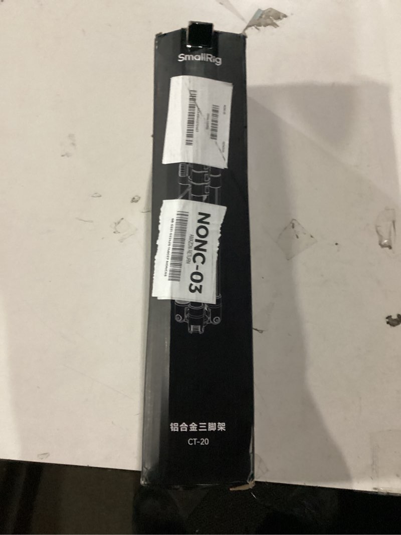Condition photo showing New/Like New for SmallRig CT-20 Camera Tripod, 78.7" Foldable Aluminum Tripod & Monopod, 360°Ball Head Detachable, Payload 33lb (200cm/78.7")
