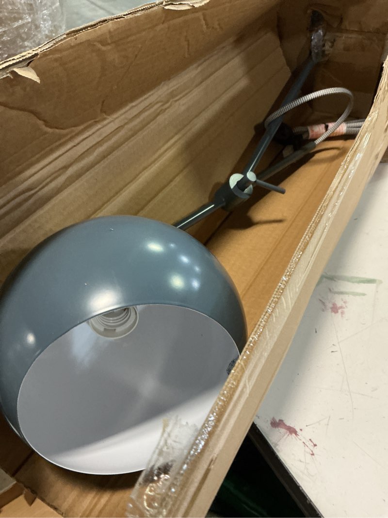 Condition photo showing As Is for task lamp blue - threshold™ designed with studio mcgee