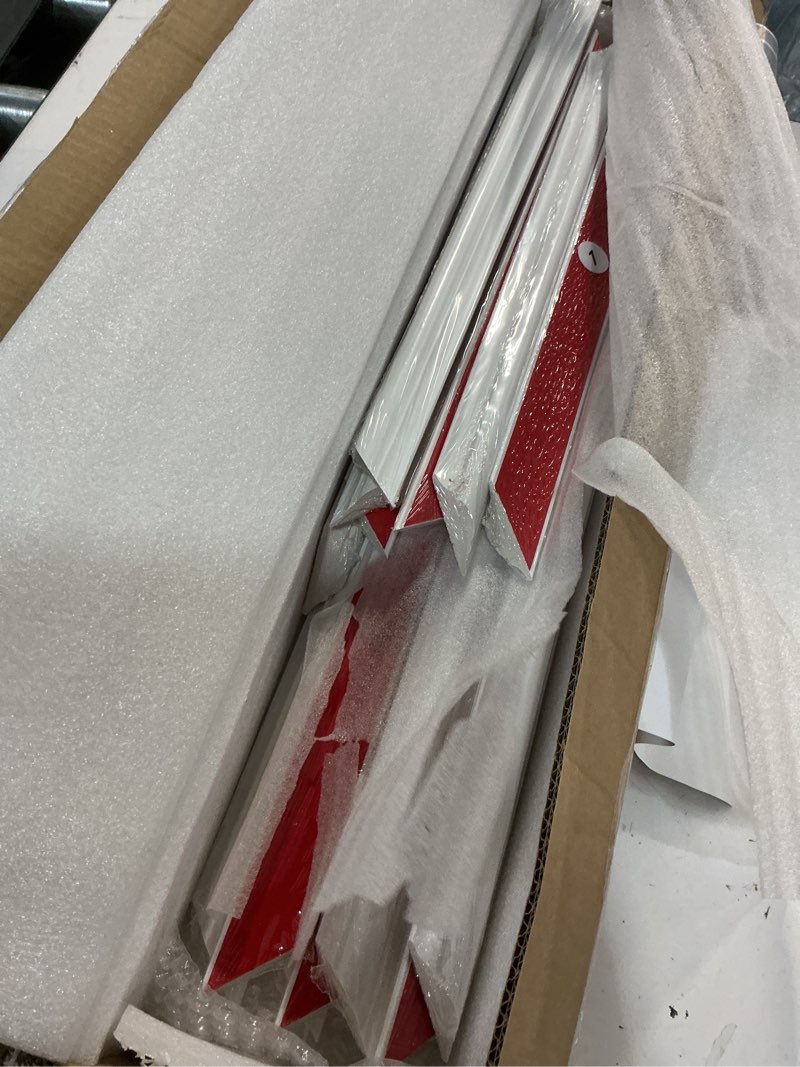 Condition photo showing New/Like New for neatiease 4 set peel and stick wall molding trim kit, 16" x24" premade wainscoting panels, self adhesive moulding panel for interior walls picture frame 16"x24" 4-frame, white