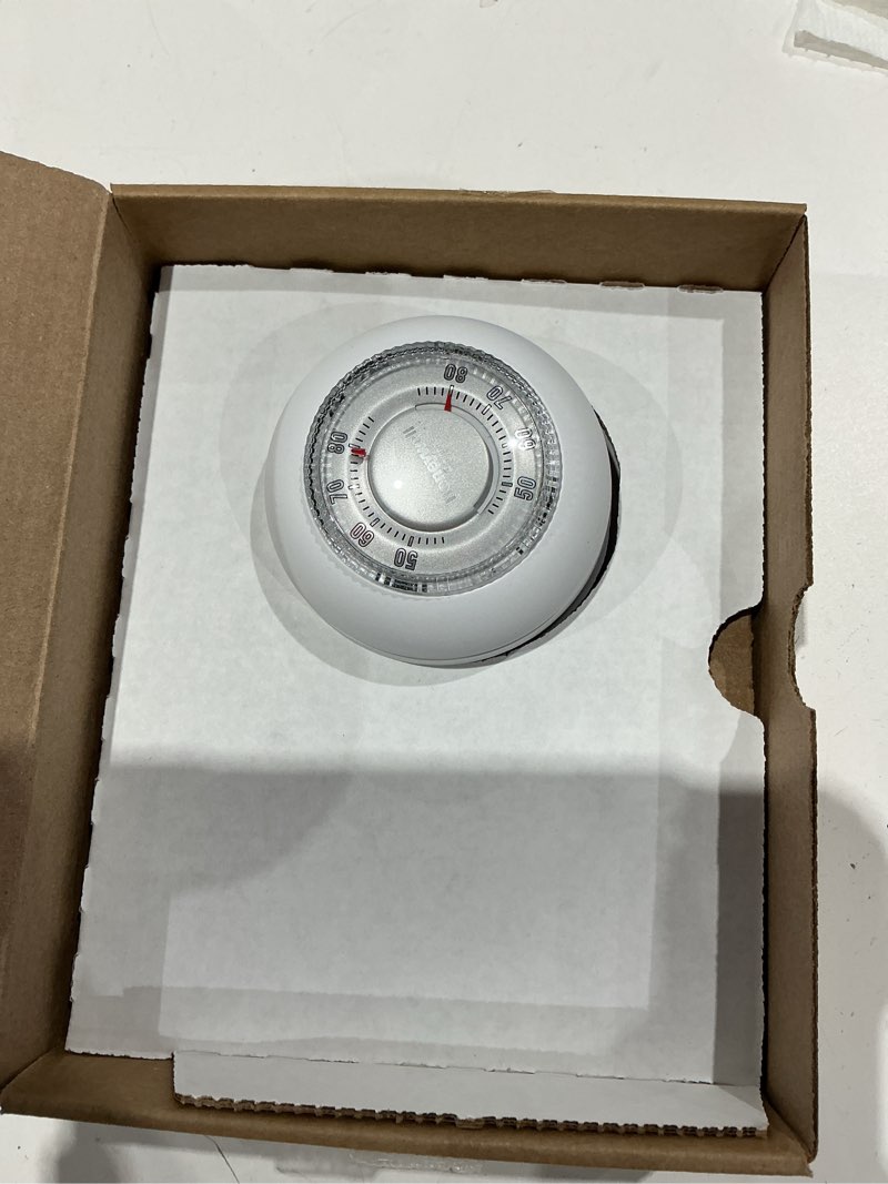 Condition photo showing Good Condition for honeywell the round mechanical non-programmable thermostat