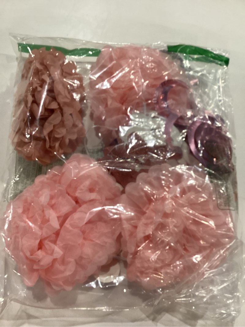 Condition photo showing New/Like New for Kuxriox 13Pcs 18th Birthday Decorations for Girls, Pink Rose Gold Happy 18th Birthday Banner and Bal