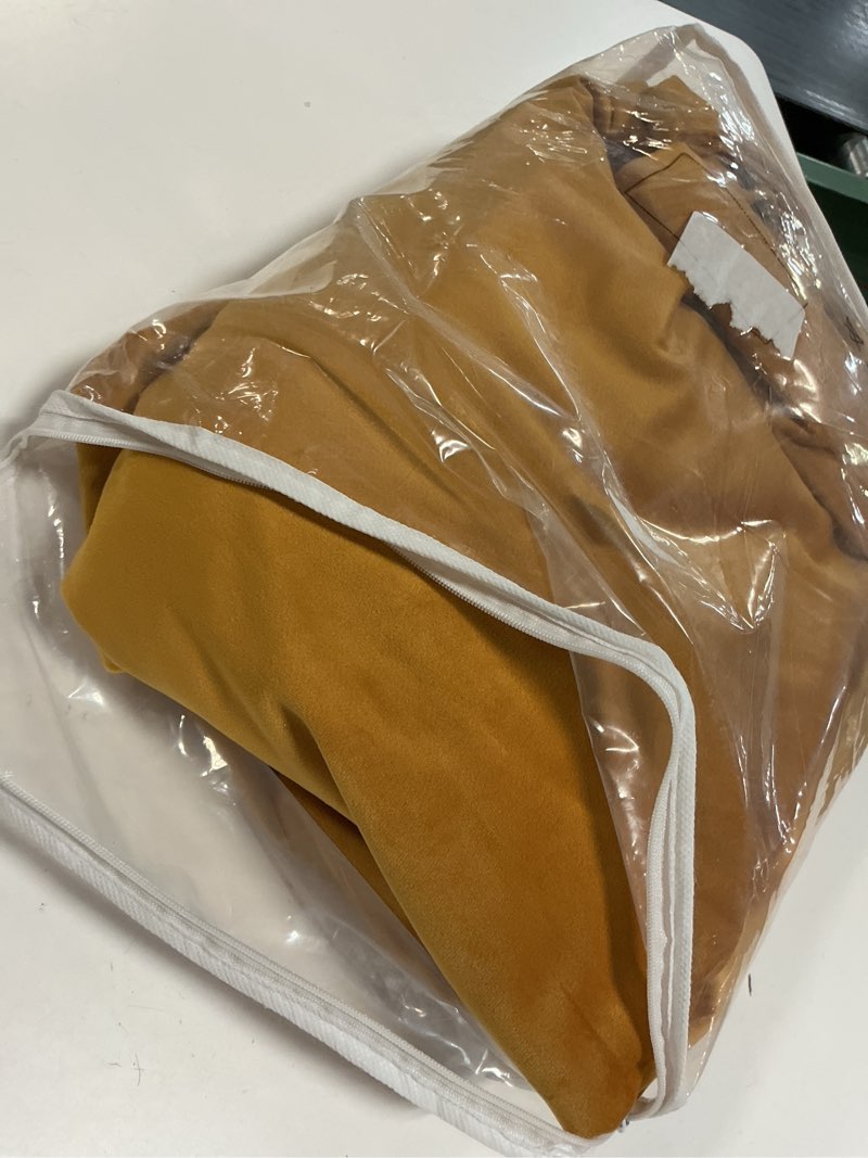 Condition photo showing Good Condition for kincam couch covers washable oversized chair cover armchair cover for dogs tassel recliner chair sofa cover blanket pet friendly soft and durable for most furniture (71" x 71", mustard yellow) mustard yellow 71" x 71"