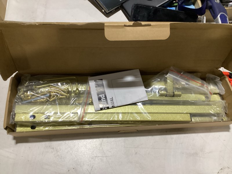 Condition photo showing New/Like New for gold easel stand for sign, heavy duty metal display easel with adjustable chain, 4-tier art easel for painting, wedding sign, posters & commercial display