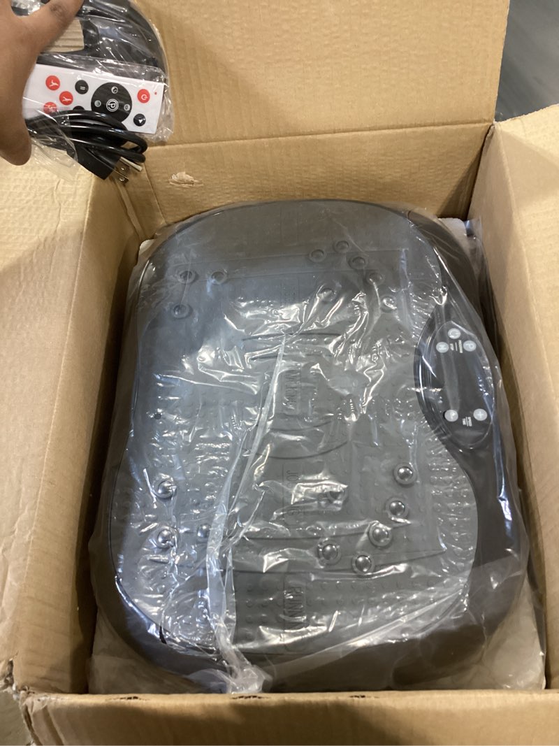 Condition photo showing Good Condition for vibration plate exercise machine for lymphatic drainage, whole body fitness workout equipment stand shake board sport gym for weight loss fat burner for women men black