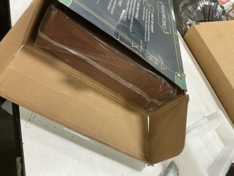 Condition photo showing Good Condition for 20 Inch Large Backgammon Sets for Adults, Green Backgammon Board, Solid Wood. Removable Accessory Tray, Premium 1.5 Inch Checkers & Dice Set, Backgammon Game Set Backgammon Table