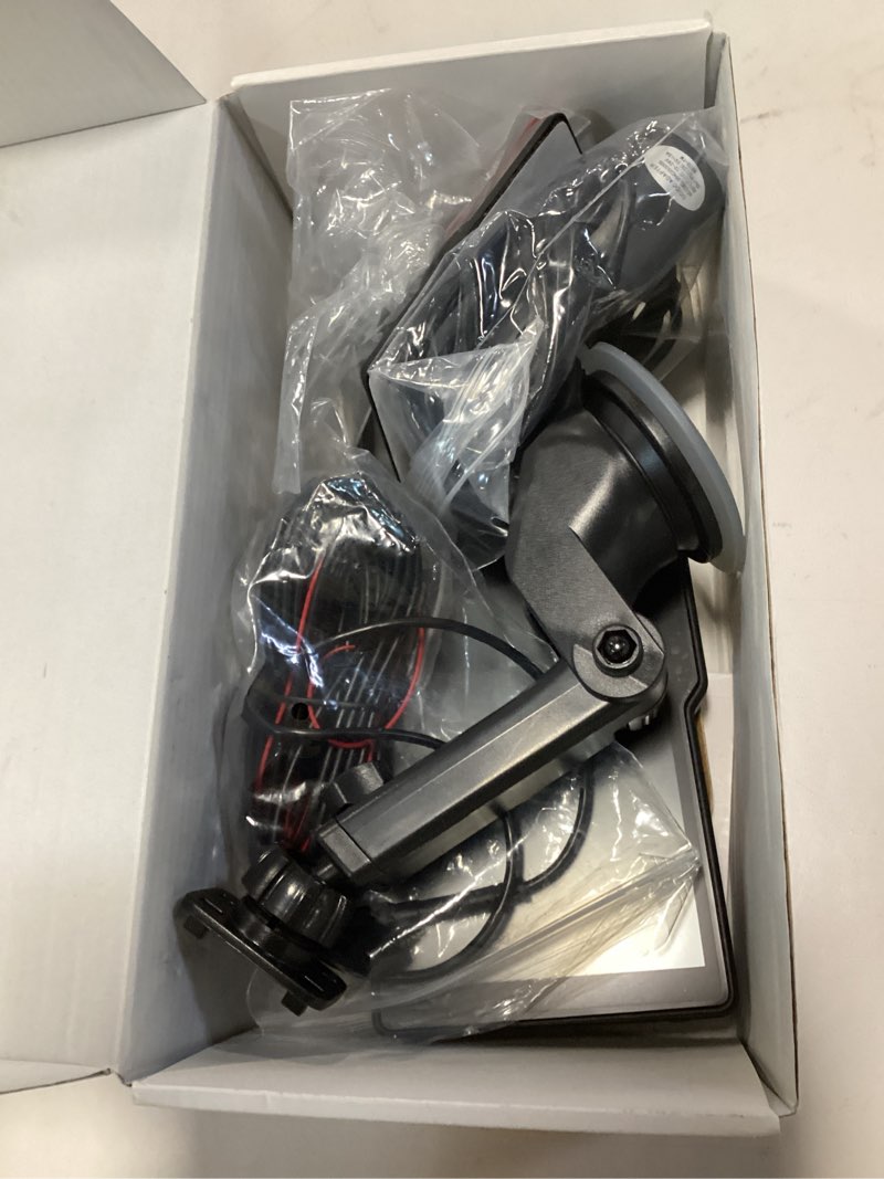 Condition photo showing As Is for Portable Apple Carplay Screen, 10’’ Car Stereo Wireless Car Play & Android Auto Touch Screen, 4K Dash Cam, 1080P Backup Camera, Mirror Link/Voice Control/Music Play/GPS Navigation