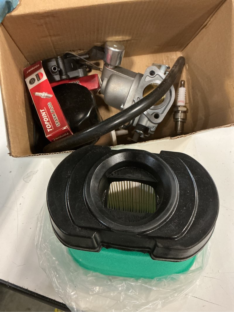 Condition photo showing As Is for carburetor carb kit 594207 replacement for briggs and stratton engine 40n877 40n777 intek engine mower replace 594207 595216 597126