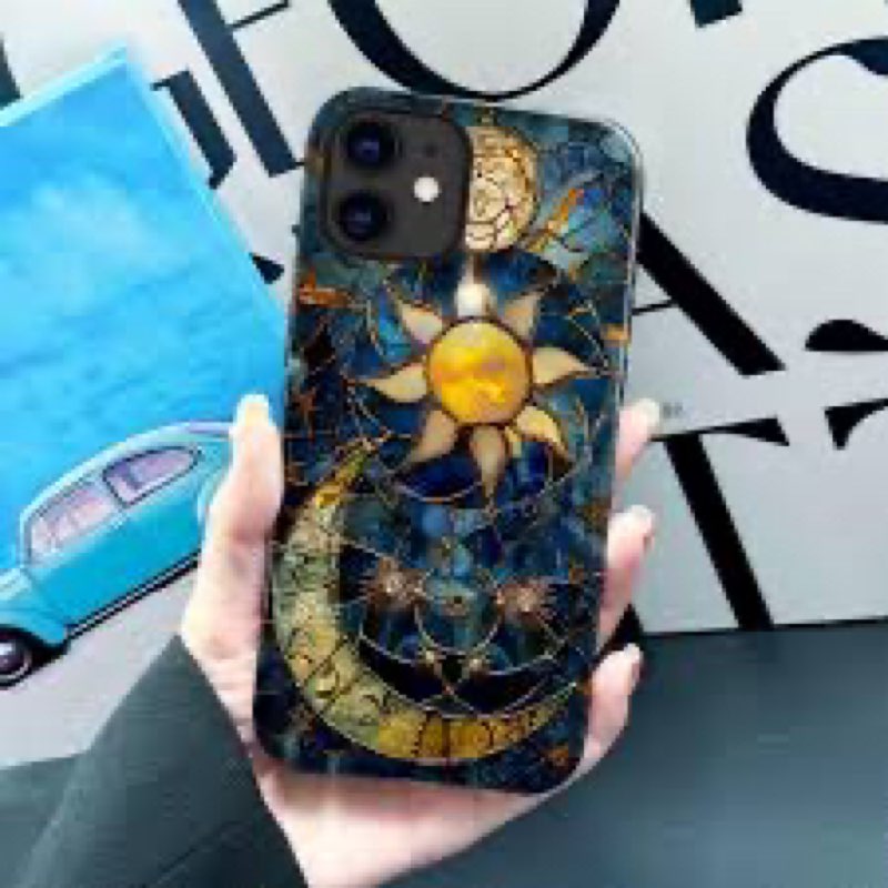 Generic Case Compatible with iPhone 12 - Glossy Hybrid Durable Shockproof Phone Cover,Cases for Woma