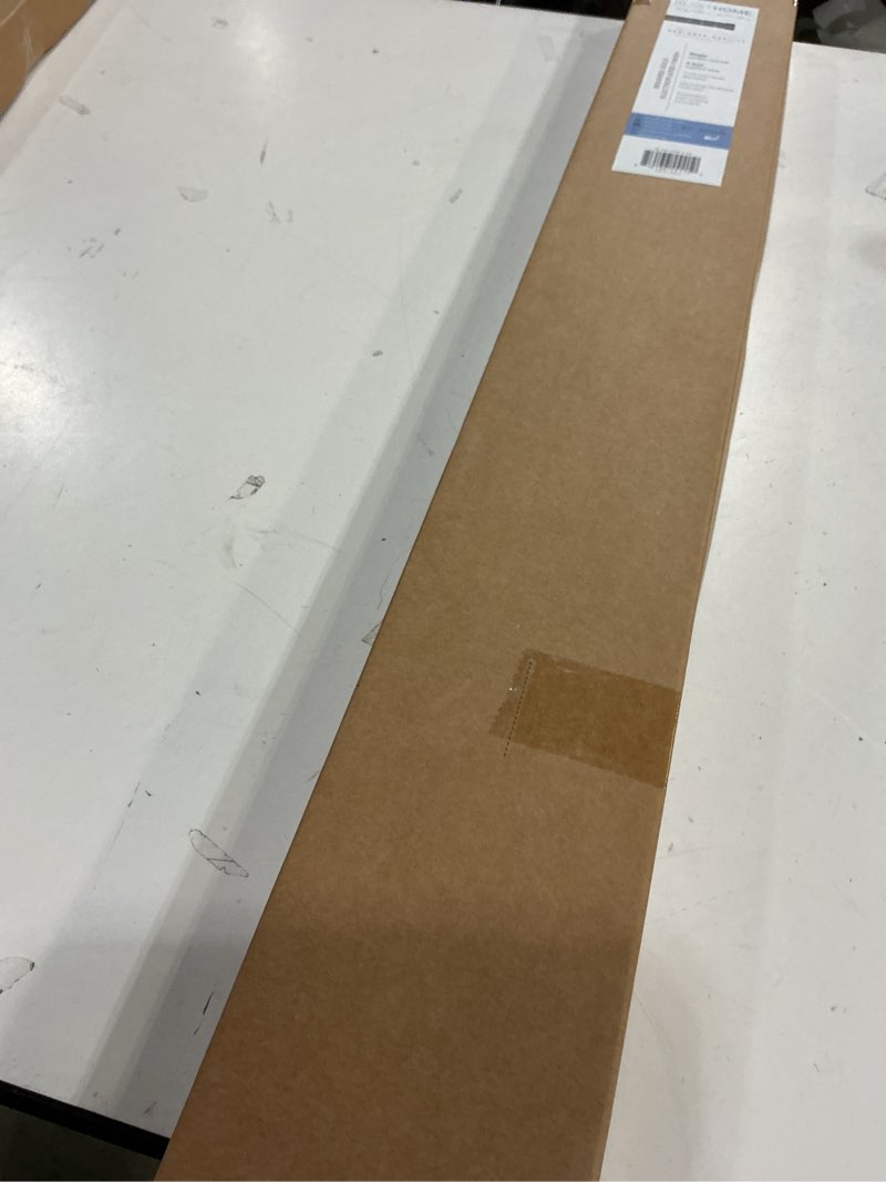 Condition photo showing New/Like New for BlastHome® Non-Adjustable Luxury Curtain Rods for Windows, 1 ¼” Rod Set, 4 foot Fixed Length, Brushed Gold Single Rod Brushed Gold 4 foot