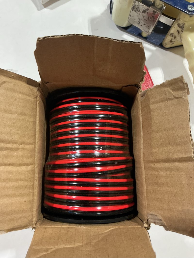 Condition photo showing Good Condition for viabrico 12gauge 100ft electrical wire cable 2 conductors red black cable hookup led lighting strips flexible extension cord 12awg copper clad aluminum 12v/24v dc 30.5m 100ft 12awg