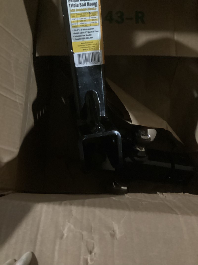 Condition photo showing Good Condition for MaxxHaul 51003 Adjustable Tri-Ball Mount with Rotatable Tow Shackle & D-Ring – Fits 2-Inch Receivers