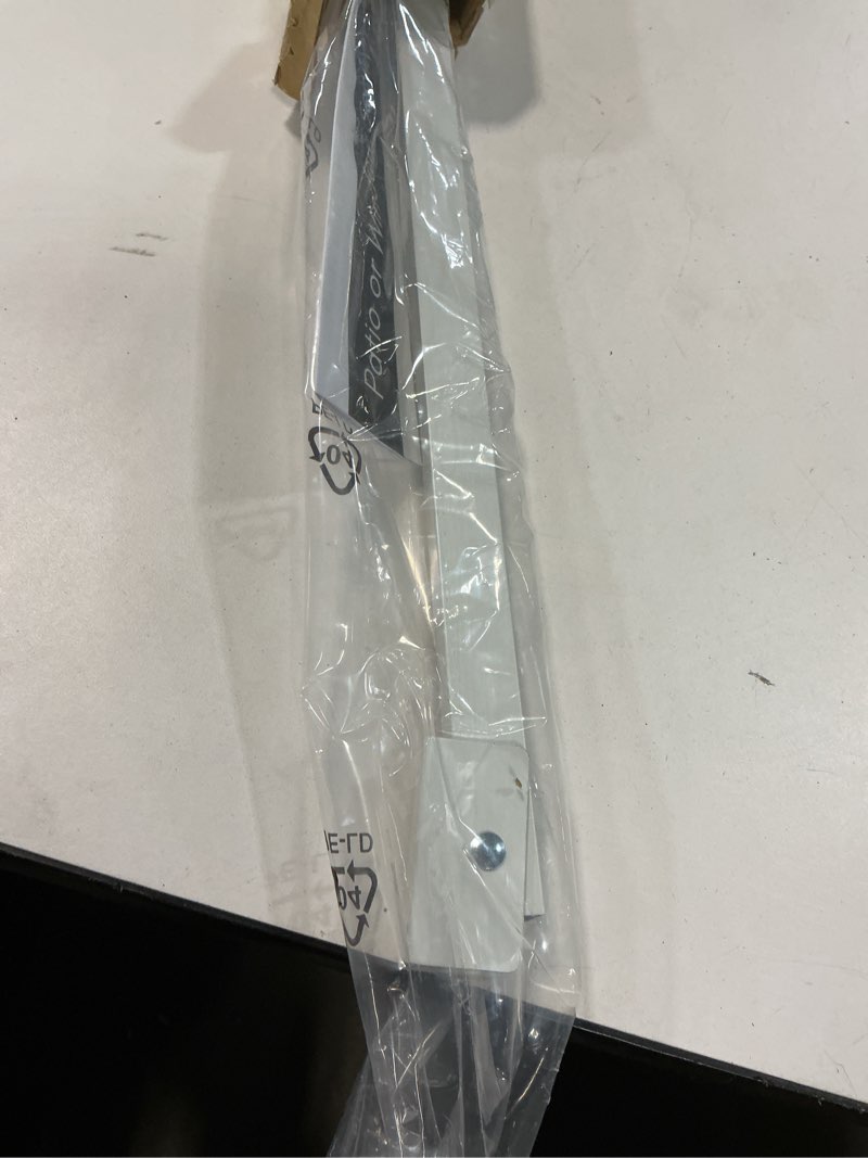 Condition photo showing New/Like New for Ideal Security Sliding Door Security Bar with Childproof Lock, Adjustable, for Patio Doors and Sliding Glass Doors (25.75-47.5 Inches) Pack Size 1 White