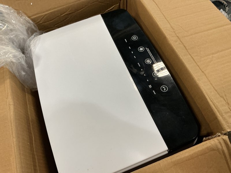 Condition photo showing As Is for portable air conditioner, 3000 cfm swamp cooler & evaporative air cooler | 6.87 gal water tank, 3 speeds & 4 modes, 120° oscillation with 15h timer for home, bedroom, kitchen & indoor cooling