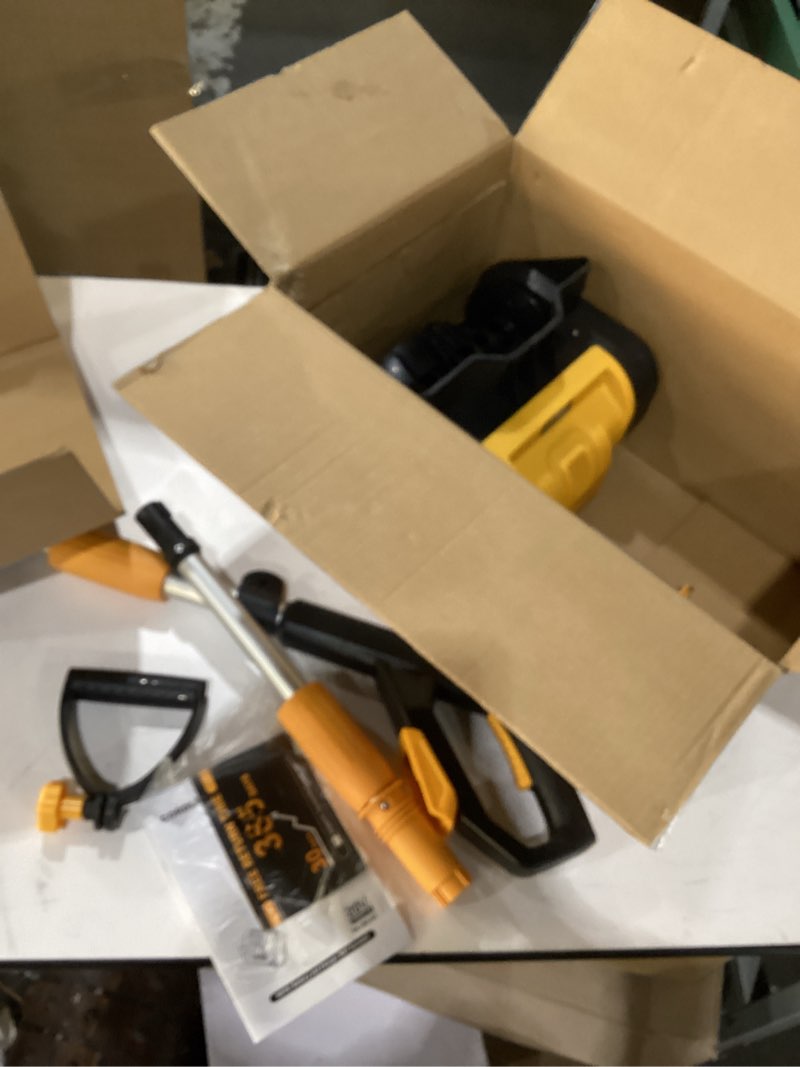 Condition photo showing New/Like New for Cordless Snow Shovel Compatible with DeWalt 20V MAX Battery (Tool Only), 11" Lightweight Electric Snow Blower with 20FT Max Throw & Adjustable Handle, Snow Thrower for Driveway, Deck, Patio & Steps Black+Yellow
