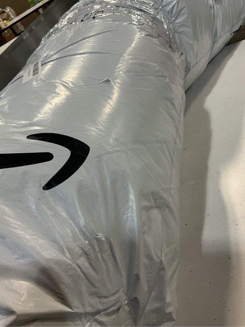 Condition photo showing As Is for andency white oversized king comforter set (120x98inch), 3 pieces lightweight pinch pleat cal king bedding comforters & sets, oversized pintuck soft fluffy down alternative bed set for all season white oversized king(120"x98")