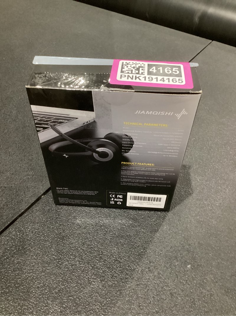 Condition photo showing Good Condition for Wireless Headset with Mic for Work, Bluetooth V5.2 Headphones with AI Noise Cancelling Microphone, USB Dongle, Clear Calls & Mic Mute, for Laptop, PC, iPhone & Android Phones Bluetooth+USB Dongle