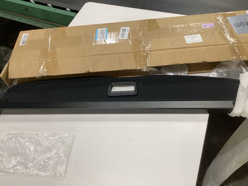 Condition photo showing New/Like New for Powerty Retractable Trunk Cover for 2020 2021 Tesla Model Y 5-Seaters (Not for 7-Seaters), Retractable Trunk Cover Privacy Cover Truck Replacement for 2020 2021 Model Y Accessories (Canvas Texture) 2020-2021 | Tesla Model Y