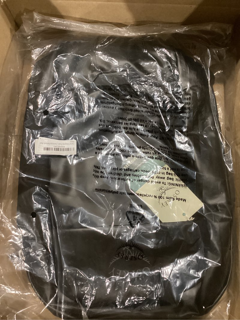 Condition photo showing As Is for Osprey Transporter Panel Loader Commuter Backpack, Black