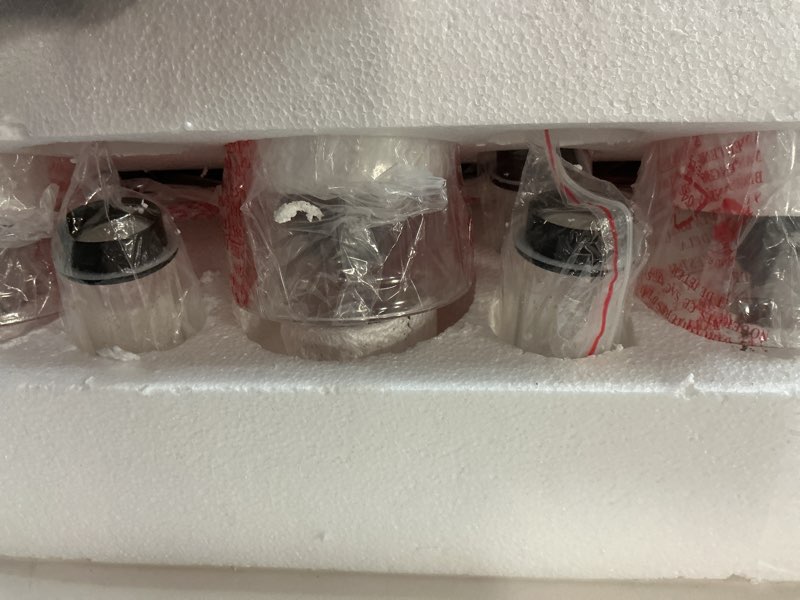 Condition photo showing New/Like New for zeyu 3-Light 15W LED Vanity Light with Crystal Bubble, 20.5 Inch Bathroom Vanity Light Fixtures with 5 Colors Modes, Oil Rubbed Bronze Finish with Clear Glass, ZSL72B-3W LED ORB-1 Oil Rubbed Bronze, 3-Light