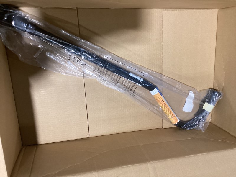 Condition photo showing New/Like New for medline bariatric offset walking cane for seniors & adults, adjustable height 29"-38", ideal for balance support, injury & post-surgery mobility aid, black