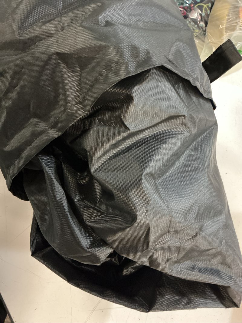 Condition photo showing Good Condition for outdoor buggy tarp cover, heavy duty 600d waterproof 6 passenger seater stroller cover, uv & dustproof protective fitted cover for commercial daycare and preschool strollers, black