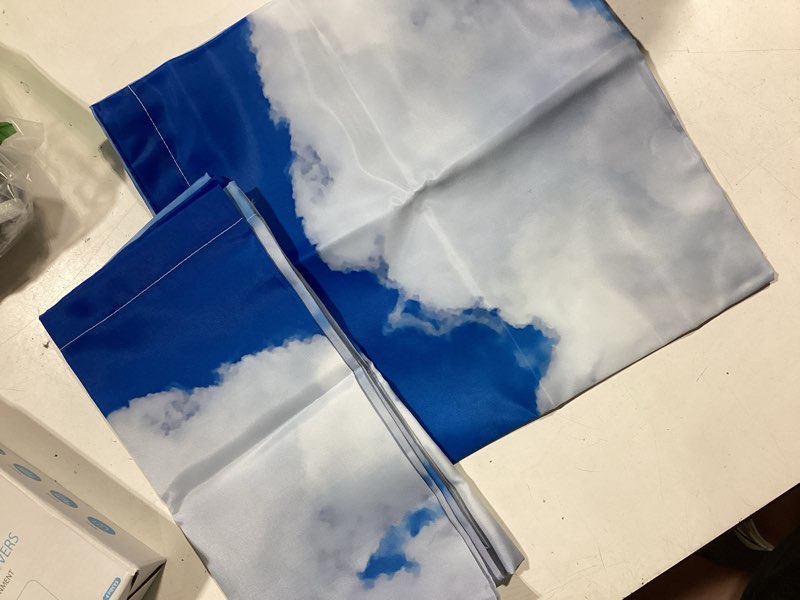 Condition photo showing Good Condition for shademagic fluorescent light covers for classroom office - light filter pack of (4); eliminate harsh glare that causing eyestrain and head strain. office & classroom decorations. light diffusers (4) cloud 4 pack
