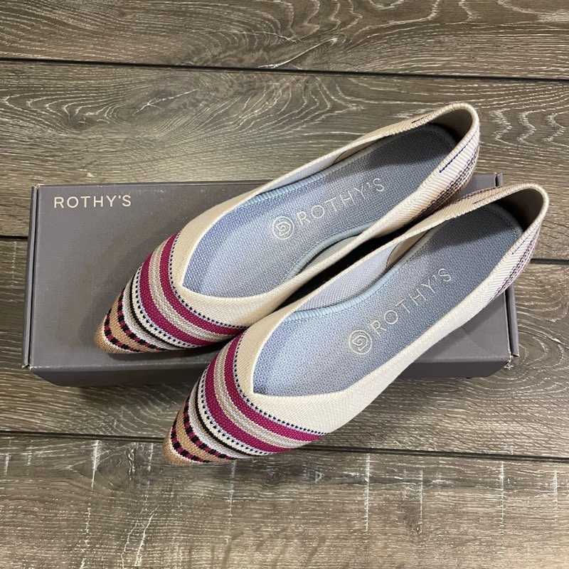 rothy’s merino collection ivory ribbon zise 7.5
