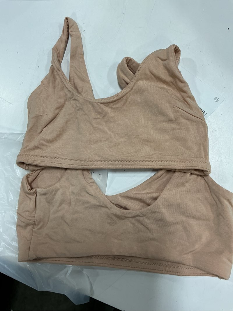 Condition photo showing Good Condition for micromodal maternity & postpartum bra (2-pack), xs, warm sand