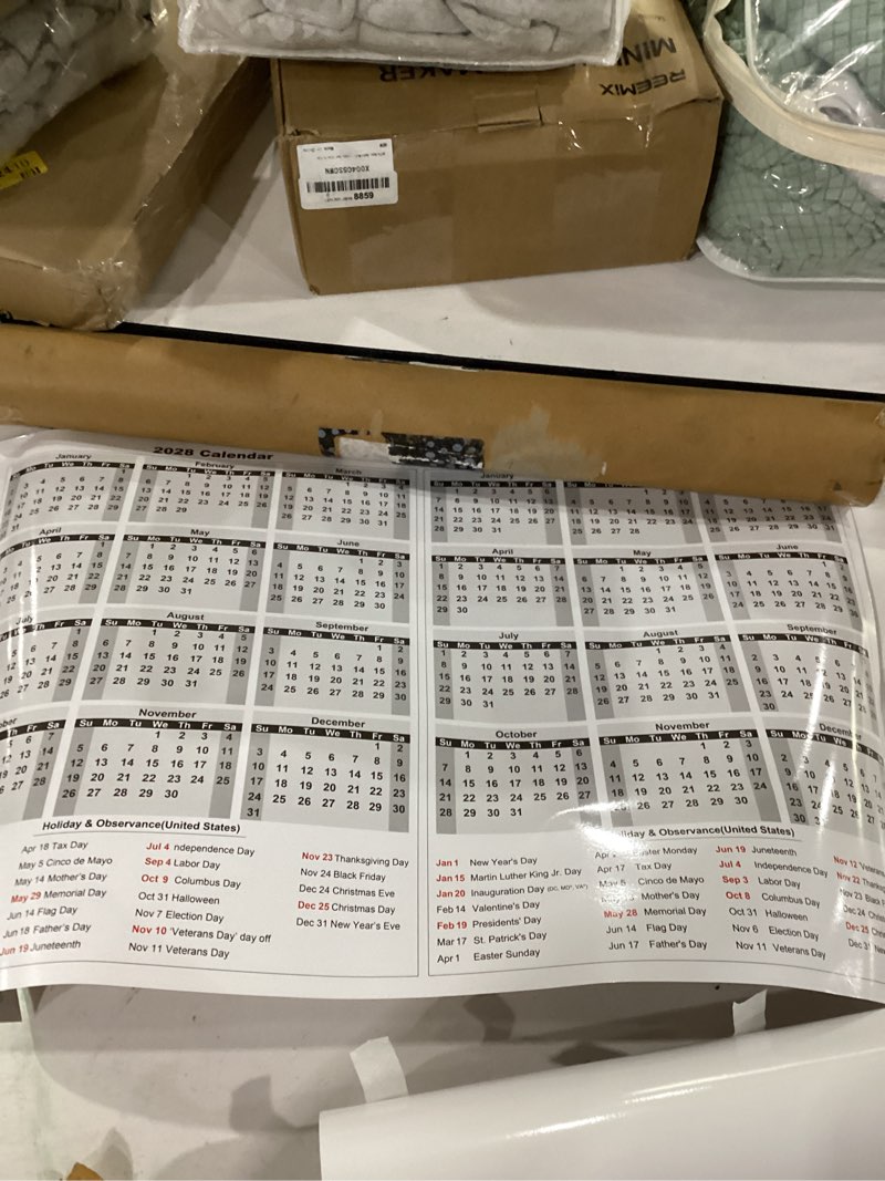 2026/2027/2028/2029 calender