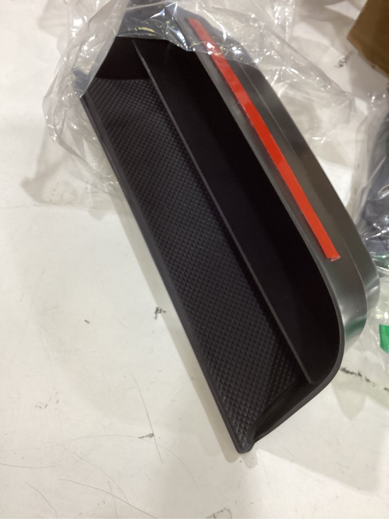Condition photo showing Good Condition for 2026 palisade center console organizer (lower front) for hyundai palisade (se/sel convenience/sel premium/limited/xrt pro/calligraphy), durable abs plastic tray insert 2026 palisade accessories black (1pcs lower-front)